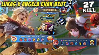 Ketemu Publik Pake Angela di Combo Enak Beut Asli🔥Highlight Gameplay Lukas 27 KILL - Tanzz Gameplay