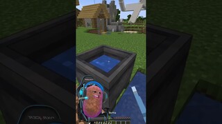 NYOBAIN TIKTOK HACK DIMINECRAFT !! TAPI MOMON MEMBUAT ATUN KESAL !! #shorts #short