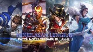 Patch Notes Juli | Honor of Kings