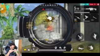 FreeFire ฝึกเล่นสไน 3 นิ้ว เเบบสโคปค้าง