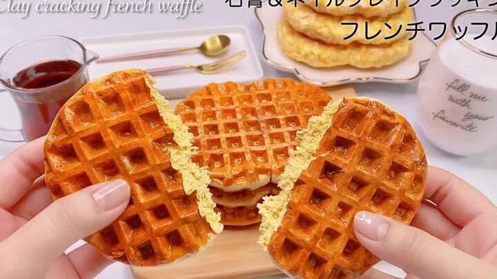 【Emiko Ffujio食物系列】🧇石膏华夫饼🧇Clay cracking french waffle