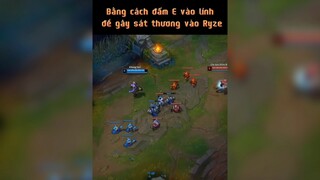 Hướng dẫn đi Mid cùng Ryze