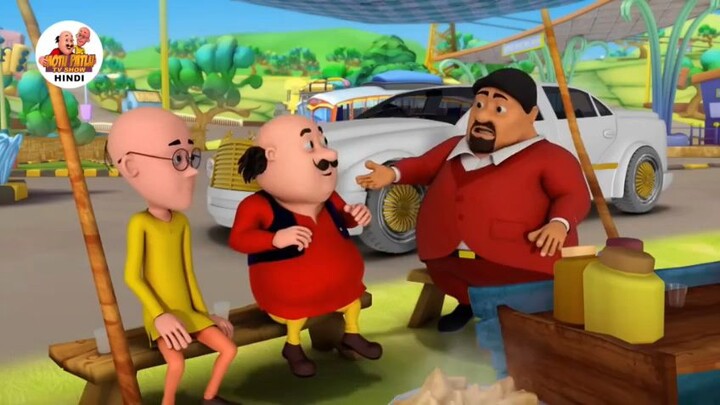macher in car #motupatlu cartoon