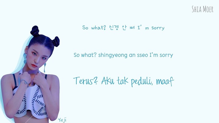 ITZY - DALLA DALLA (달라달라) [Han/Rom/Ina] Color Coded Lyrics | Lirik Terjemahan Indonesia