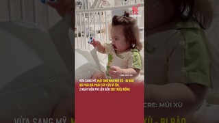 Vừa sang Mỹ, Mật Ong nhà Múi Xù - Bi Bảo đã phải cấp cứu vì ốm, 2 ngày viện phí đến 200 triệu VND