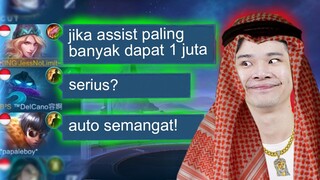 Jika Assist Paling Banyak, Dapat 1 Juta Cash - Challenge Mobile Legends