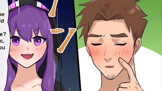 【Minecraft Dub Comics】Ender Girl Shows Her Love to Steve in Her Way