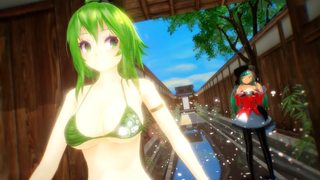 MMD "Boya no Yumeyo" ของ Teenage Dream Hatsune Miku (Miku vs Gumi)