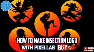 How to make iNSECTiON logo (Easy) - PixelLab