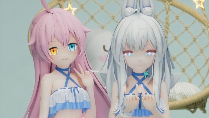 【MMD/น้ำเงิน】สั่นสีน้ำเงิน