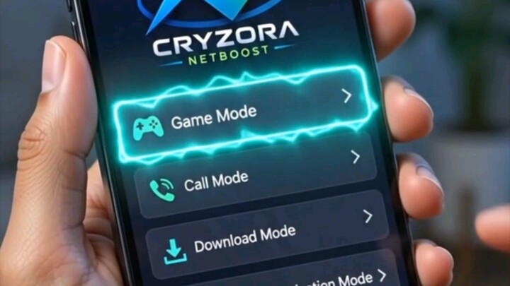 Cryzoa NetBoost: An App for better internet speed for Video Gamers.
