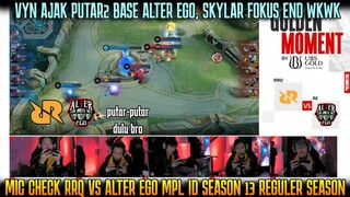 VYN NGAJAK MUTER2 BASE AE !MIC CHECK RRQ VS AE MPL SEASON 13