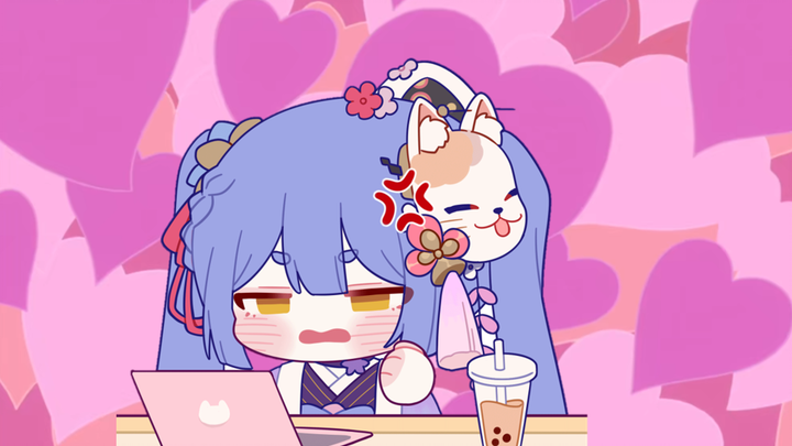 生气的梓宝也嫩可爱