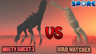 Misty Guest 3 vs Bird Watcher | SPORE