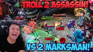 2 ASSASSIN VS 2 MARKSMAN !!! BIAR ADIL KITA SAMA NGETROLL !!