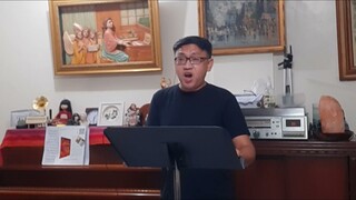 Salamat Maria (cover) music  Vehnee Saturno , lyrics Jovito Cariño arr. Dr. Herminigildo Ranera