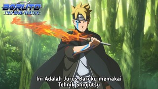 Menguasai Kekuatan Shibai Otsutsuki.! Boruto Menggunakan Kombinasi Pedang Dan Api Memakai Shinjutsu