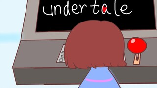 【ASK】Fu plays undertale in undertale. .