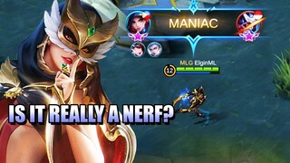 IS IT REALLY A NERF? - BETTER LATE GAME DAMAGE FOR NATALIA - MOBILE LEGENDS