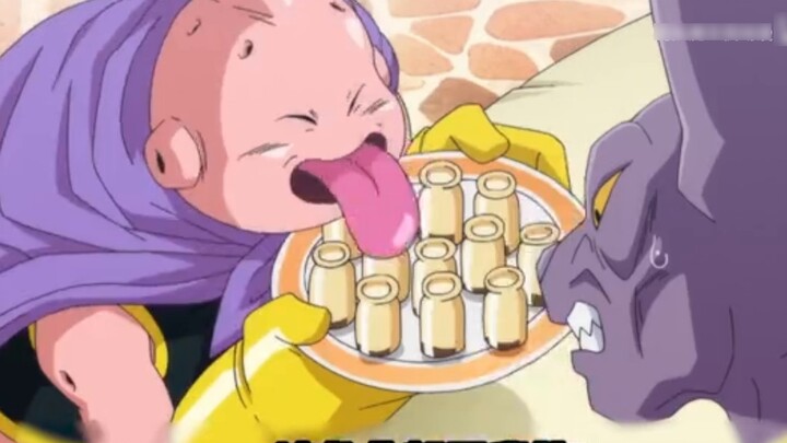 Vegeta mengaktifkan mode mengamuk, dan efek khusus memunculkan ketangguhan Beerus~