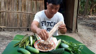 Thịt Ba Chỉ Chấm Mắm Linh Đậu Rồng Rau Sống| TKQ T191