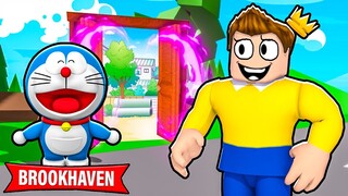 24 HORAS en EL MUNDO de DORAEMON en BROOKHAVEN! 😆🏡 - Roblox YoSoyLoki