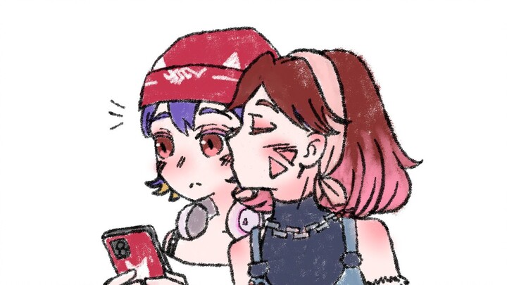 [Overwatch /Handwritten] Dva kissed all his teammates