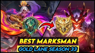 10 BEST MARKSMAN IN MOBILE LEGENDS 2024 (GOLD LANE) SEASON 33 | Mobile Legends Tier List