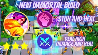 NEW IMMORTAL BUILD UNLIMITED STUN AND HEAL | MAGIC CHESS SEASON 9 NEW META COMBO BEST SYNERGY COMBO