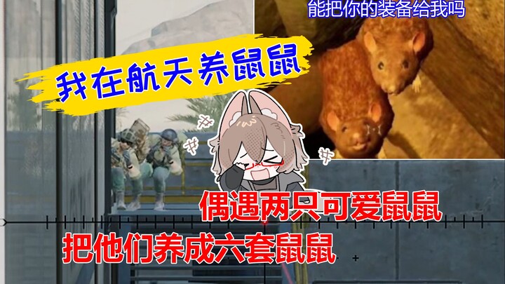 I’m raising two “mouse pets” in a top-secret space station and feeding them six full sets of Delta D