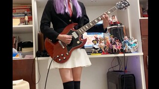 Dongfang Light Music Department "ふわふわTime" electric guitar cover