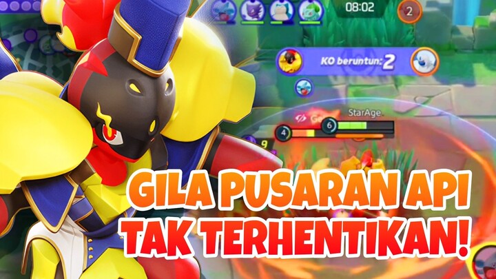 GILA PUSARAN API Amarouge TAK TERHENTIKAN! - Pokemon Unite