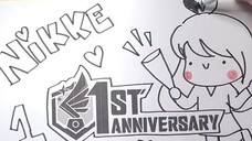 NIKKE 1ST YEAR ANNIVERSARY FANART - DrawithNat | GODDESS OF VICTORY: NIKKE TH