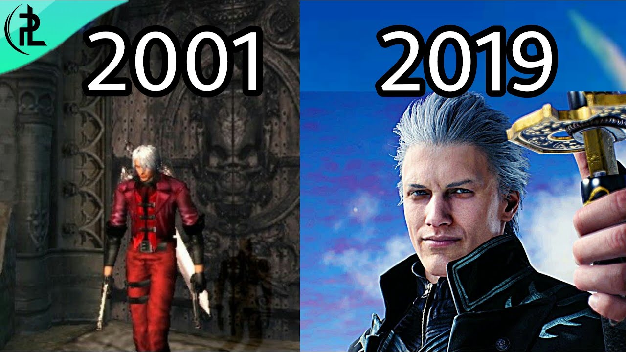 Evolution of Dante from Devil May Cry series 