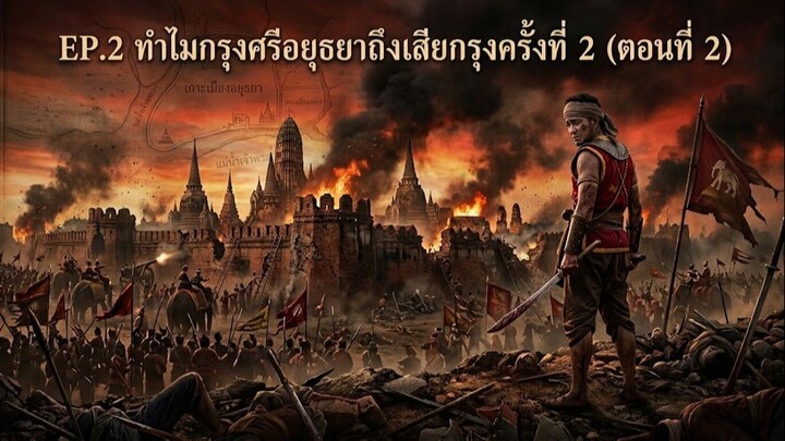 EP.2 ทำไมกรุงศรีอยุธยาถึงเสียกรุงครั้งที่ 2? | จุดจบกรุงศรีอยุธยา พ.ศ.2310