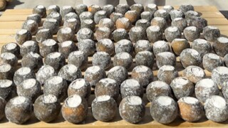 Berapa banyak bubuk yang dapat dihasilkan dari 100 kilogram akar Pueraria?