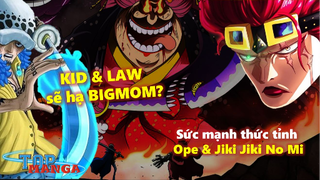 Sức mạnh Ope & Jiki Jiki No Mi thức tỉnh - KID & LAW sẽ hạ BIGMOM? #onepiece