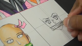 رسم نيدو من "Demon Slayer" بأساليب مختلفة! ماذا حدث في النهاية؟ [رسم يدوي، قلم ماركر]