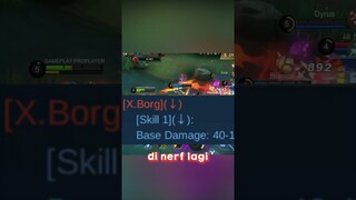 Pendapat gw Xborg Revamp Bakal Masuk Meta! Ultinya Cepet banget #mlbb