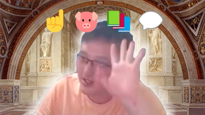 When you feel lost, why not listen to what Dai Jiawei has to say? ☝️🐷📚💬💬 ✋😭✋✍️😭✍️😭