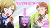 Can You Name the Love Live! Song from 1 Lyric? #2
