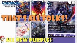 That's EVERY Digimon from BT5 Now! All New Purple Digimon from Battle of Omega!
