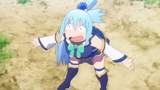 Aqua is cute when she's playing badly