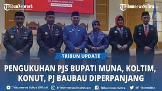 BREAKING NEWS Pengukuhan Pjs Bupati Muna, Kolaka Timur, Konawe Utara, Pj Wali Kota Baubau Tetap