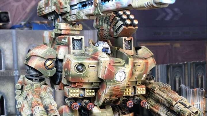 Warhammer Titanium Empire's largest mecha KX139
