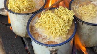 Mi teko teh Xinyang, Henan, warisan tiga generasi selama 50 tahun, hanya menggunakan mi instan