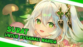 SURAT UNTUK NAHIDA || GENSHIN IMPACT || WINDBLUME FESTIVAL || SPECIAL FOR NAHIDA