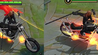 [Honor of Kings] Homemade Guan Yu skin - Ghost Rider, Eye of Judgment + Hellfire!