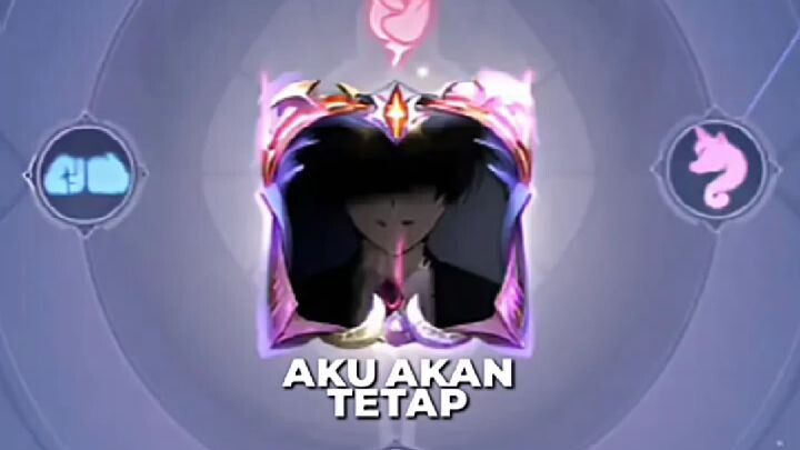 tidak apa menjadi orang kepercayaan dari pada menjadi sebuah bunga palsu #mole#galau#mobilelegend