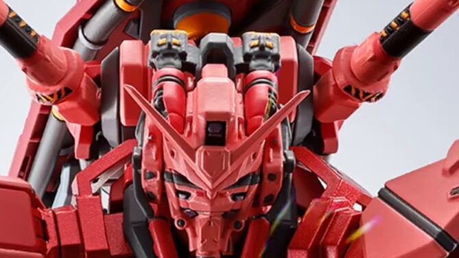 Gambar resmi + foto asli diperbarui! Apakah Anda mengendarai Gundam merah atau Gundam putih ini?